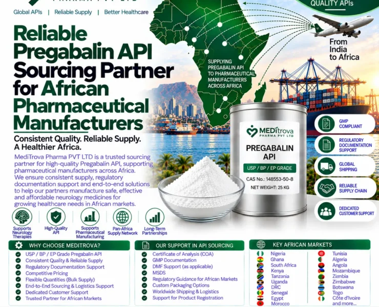 Reliable Pregabalin API Sourcing Partner for African Pharmaceutical Manufacturers